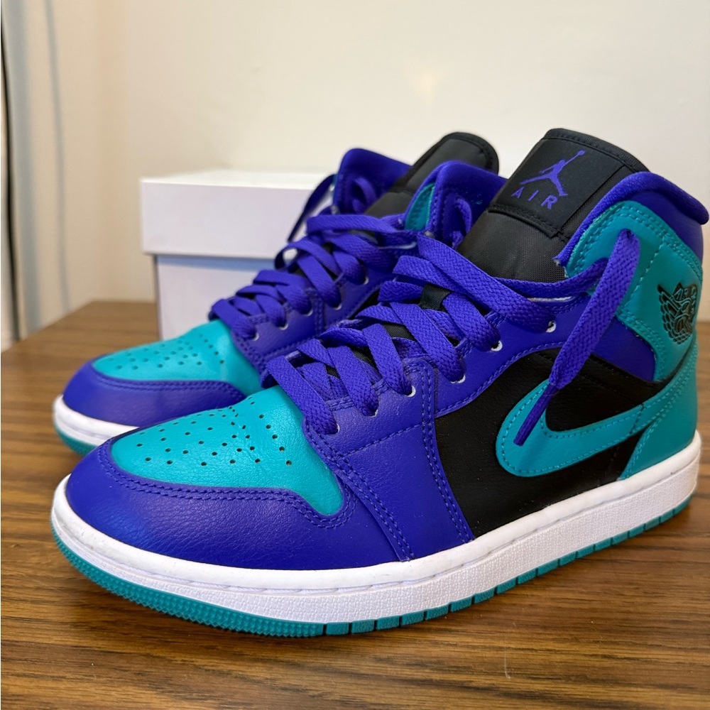 Jordan Air Mid Sneakers — Black Grape